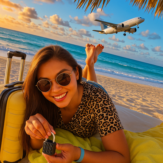 Candado Viajero Clave 6 Dígitos Resistente al Agua