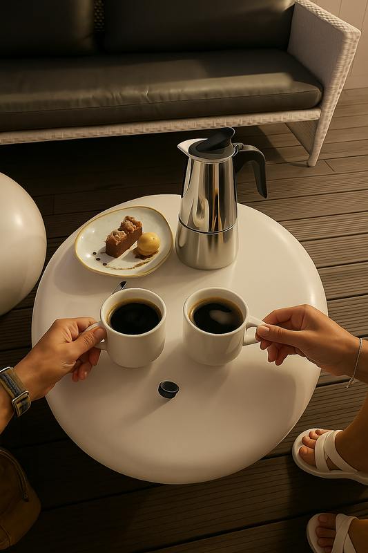 Cafetera Moka Italiana Acero Inoxidable 6 Tazas 300ml