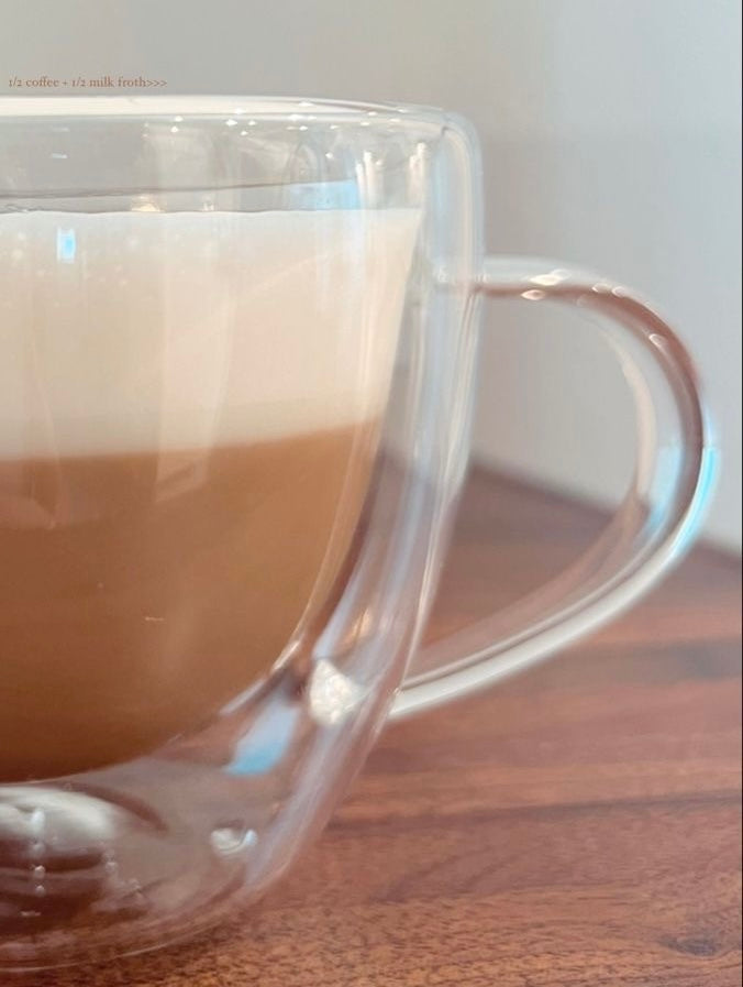 Pocillo Doble Fondo 250ml Trasparente