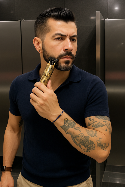 Barbera eléctrica portátil viajera - Patillera Dragón T9 Recargable USB-C