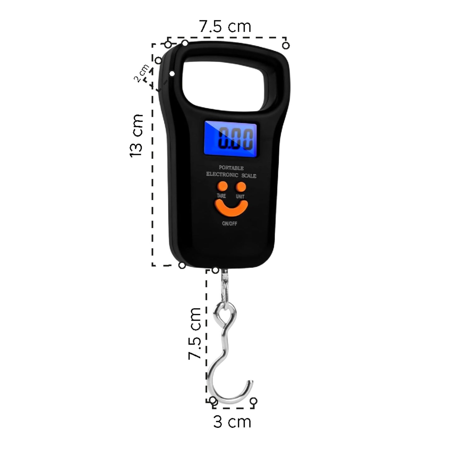 Báscula digital de equipaje con gancho