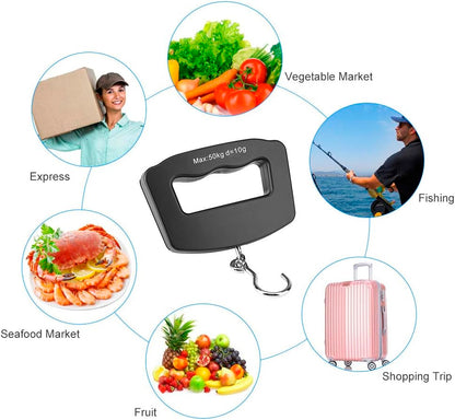 Bascula Digital Para Equipaje Lcd