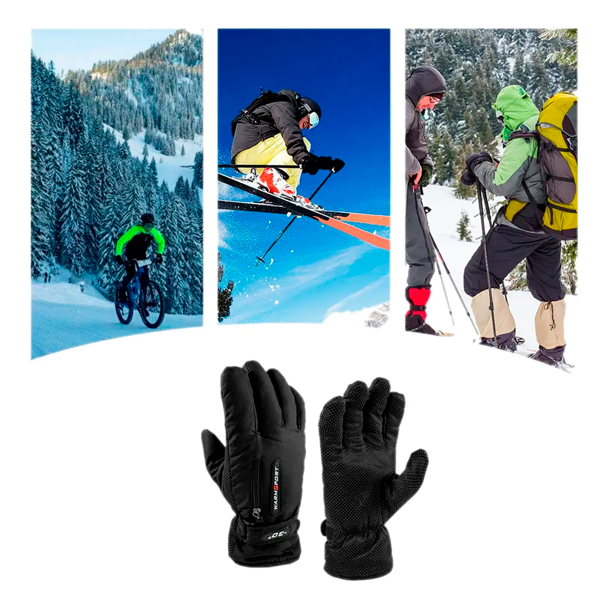 Guantes Térmicos Clima Frio Antideslizantes