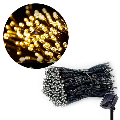 Luces Navidad Portables Energía Solar Eco 300 Led