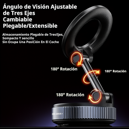 Soporte Magnético Viajero 360° al Vacío Celular