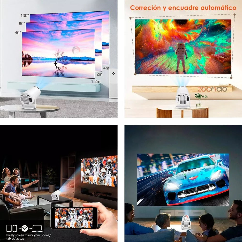 Proyector Portátil Hy300 Smart Full HD 4K
