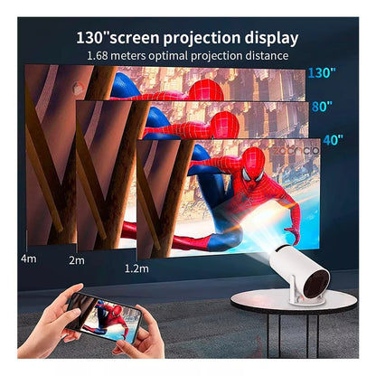 Proyector Portátil Hy300 Smart Full HD 4K