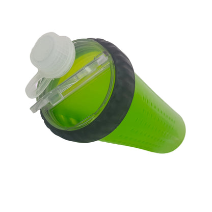 Vaso Portátil 2 en 1 Mascotas - Croquetas y Agua + Plato Plegable