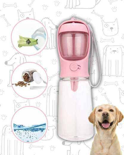 Bebedero / Dispensador portátil para mascotas