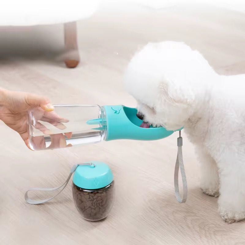 Bebedero / Dispensador portátil para mascotas