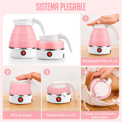 Tetera Plegable Portátil Viajera