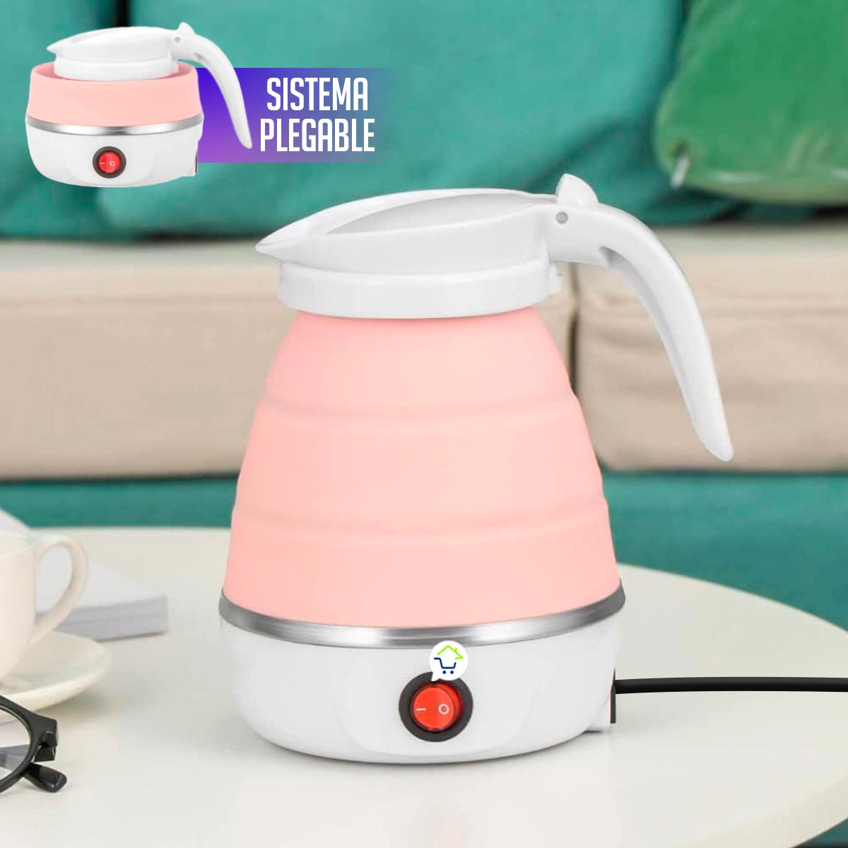 Tetera Plegable Portátil Viajera