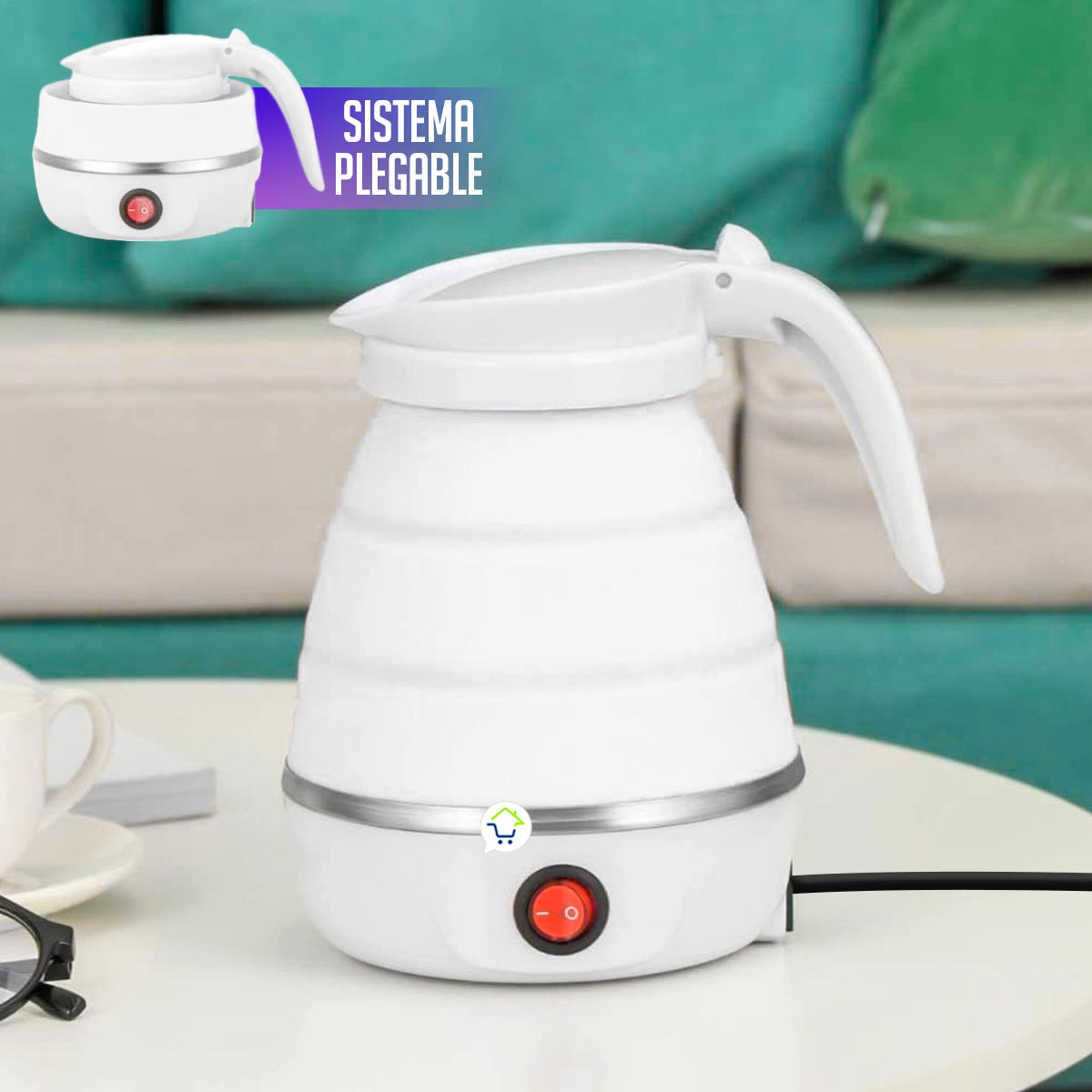 Tetera Plegable Portátil Viajera