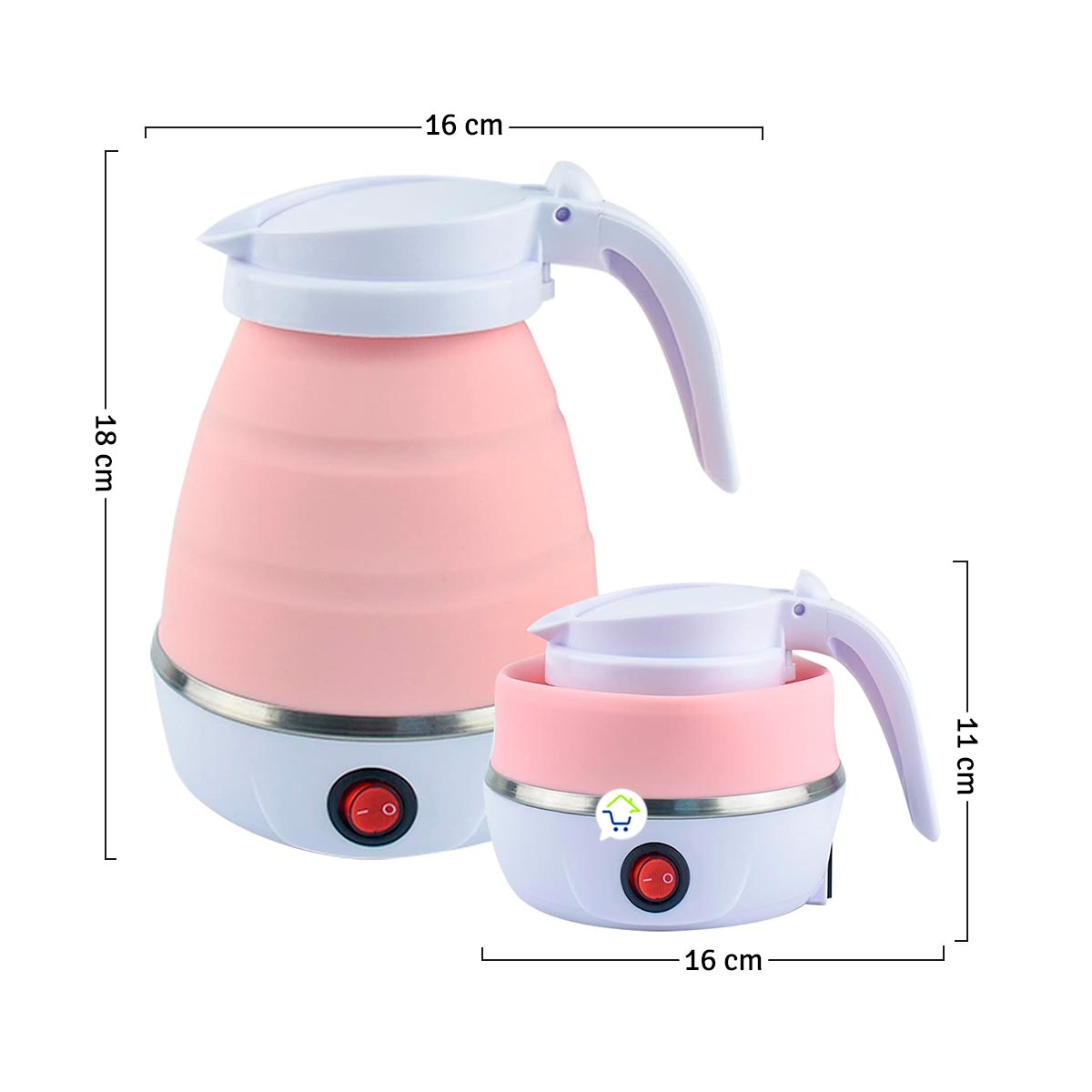 Tetera Plegable Portátil Viajera