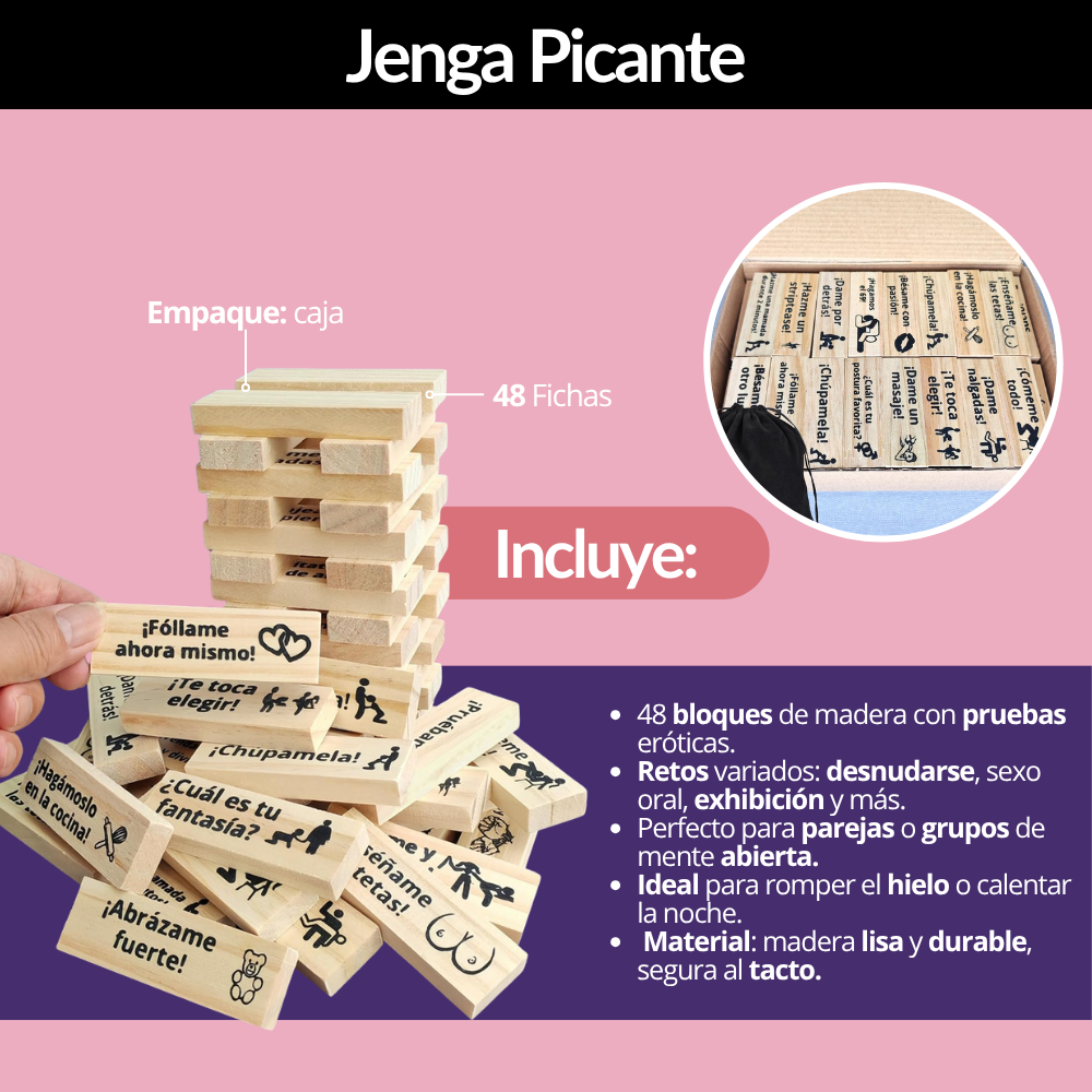 JENGA Erótico Parejas Hot