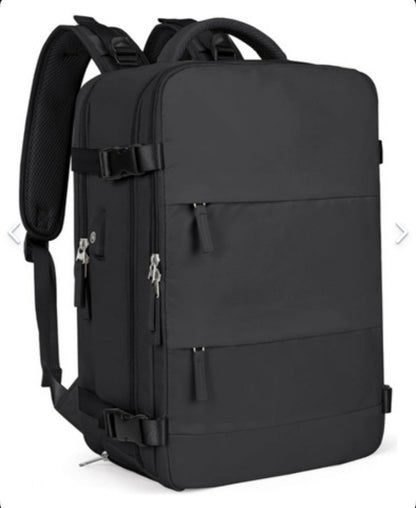 Morral Viajero, para avión, antirrobo, impermeable, compartimento para zapatos, puerto USB.