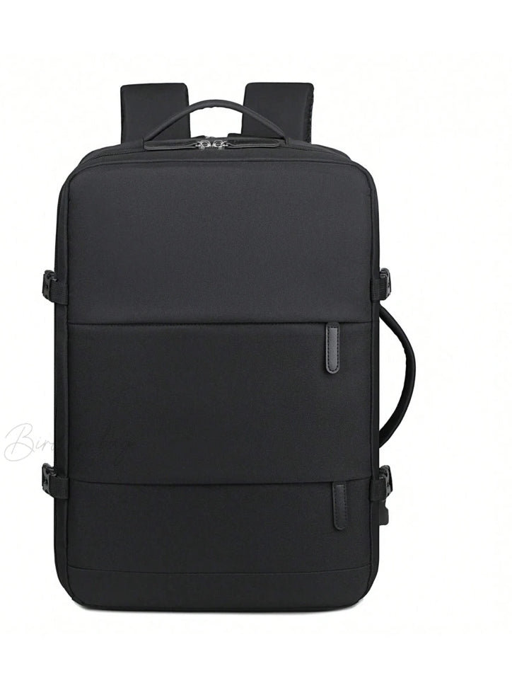 Morral Viajero, para avión, antirrobo, impermeable, compartimento para zapatos, puerto USB.
