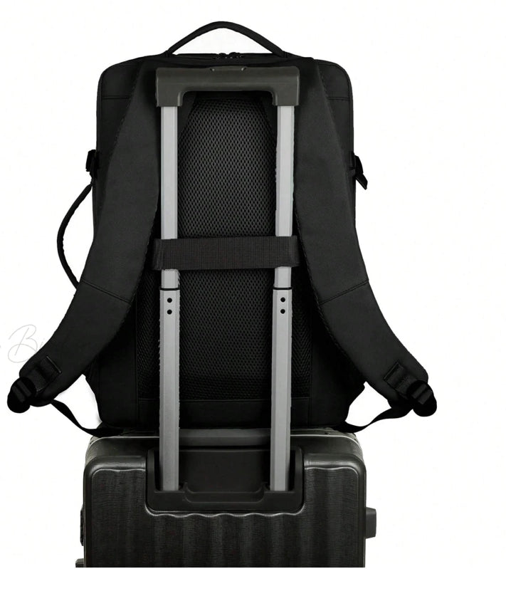 Morral Viajero, para avión, antirrobo, impermeable, compartimento para zapatos, puerto USB.