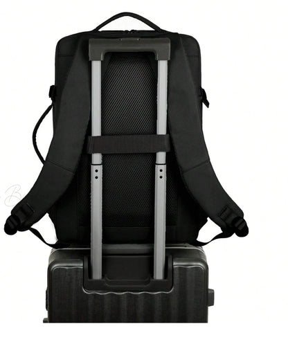 Morral Viajero, para avión, antirrobo, impermeable, compartimento para zapatos, puerto USB.