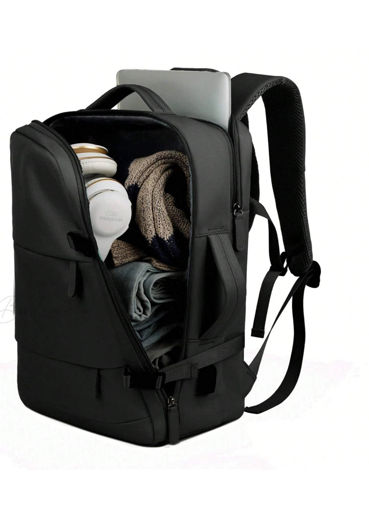 Morral Viajero, para avión, antirrobo, impermeable, compartimento para zapatos, puerto USB.
