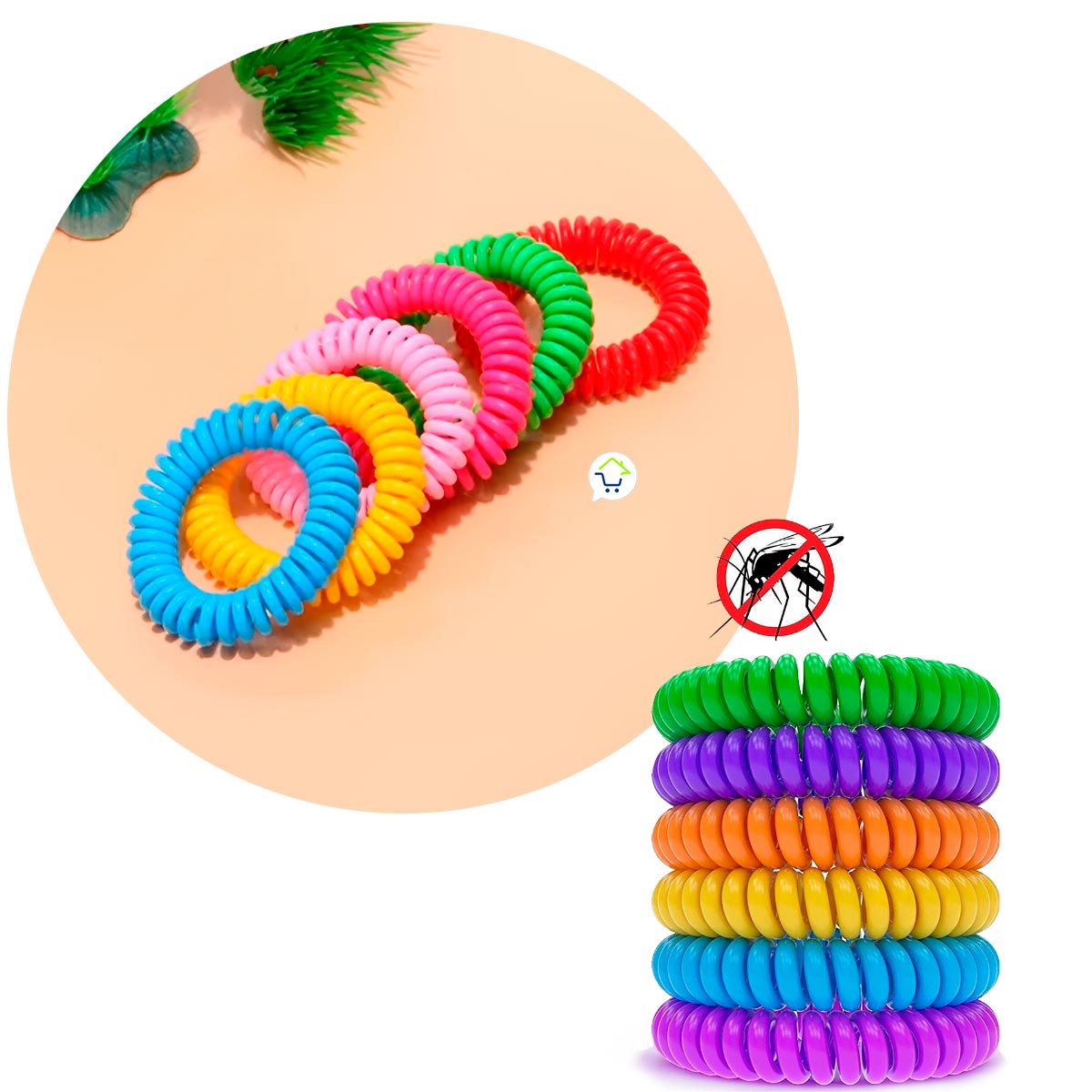 Pulseras Repelente de Mosquito Set X3. Viajera, Cómoda y Narural
