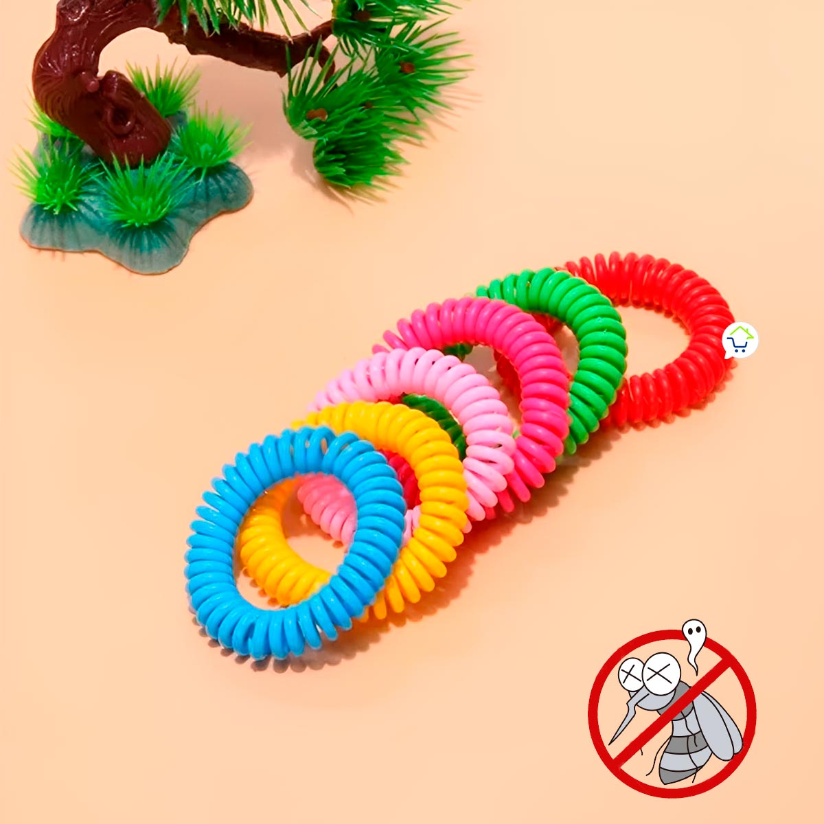 Pulseras Repelente de Mosquito Set X3. Viajera, Cómoda y Narural